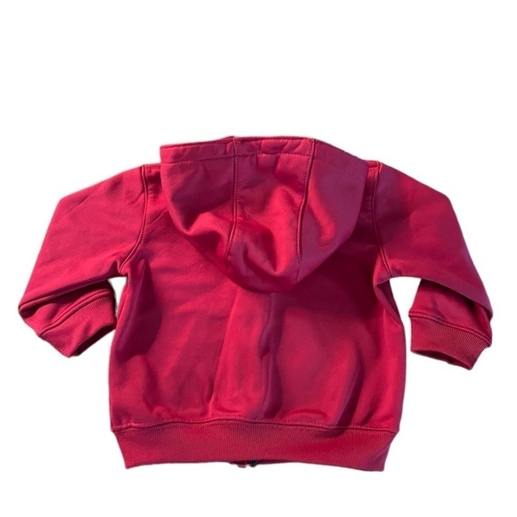 NIKE BABY BOY RED ZIPPERED HOODIE SIZE 12 MONTHS - Picture 3 of 6